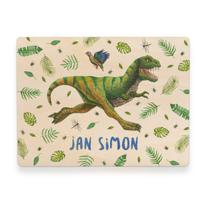 Memorybox dino met naam