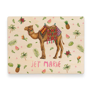 Memorybox kameel met naam