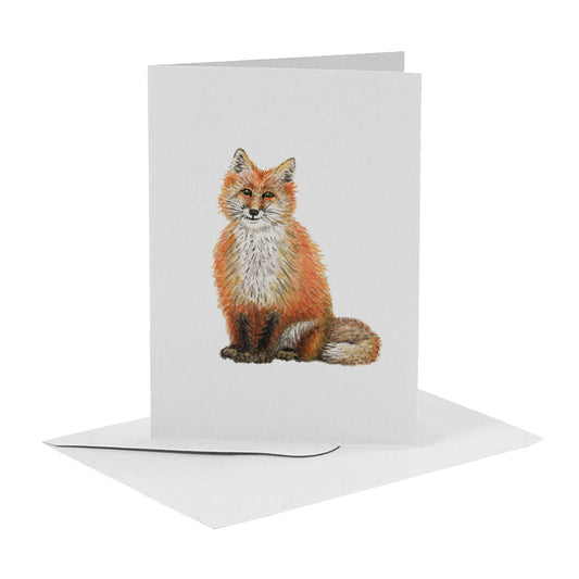 Greeting card fox