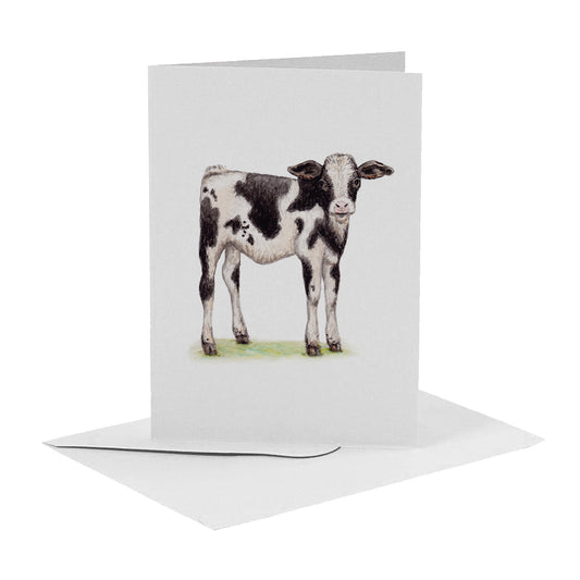 Greeting card calf