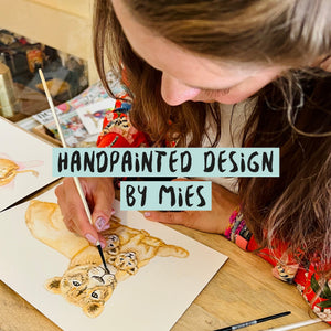 handpainted design by Mies to go handgeschilderd aquarel watercolour animals dieren