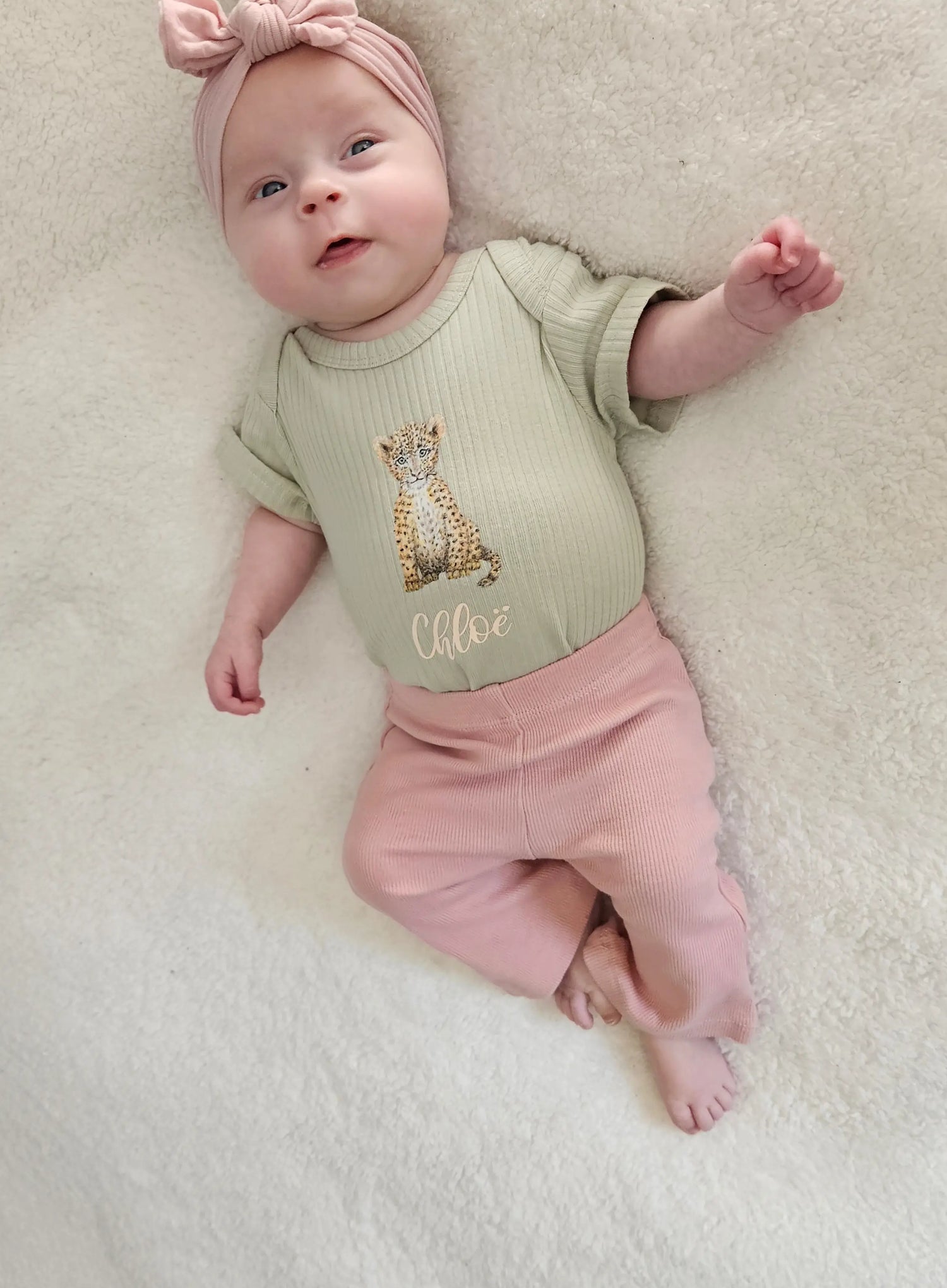 World of Mies babyromper met naam