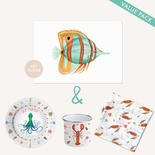 Afbeelding in Gallery-weergave laden, Kraamcadeau set zeedieren - Medium
