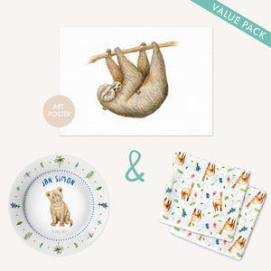 Kraamcadeau set tropisch - Small
