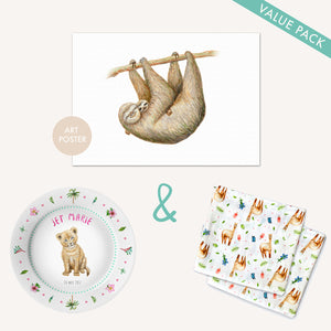Kraamcadeau set tropisch - Small