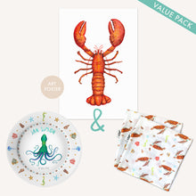 Afbeelding in Gallery-weergave laden, Kraamcadeau set zeedieren - Small
