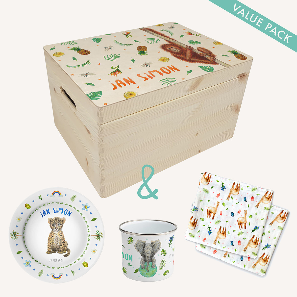 Maternity gift set tropical - Large
