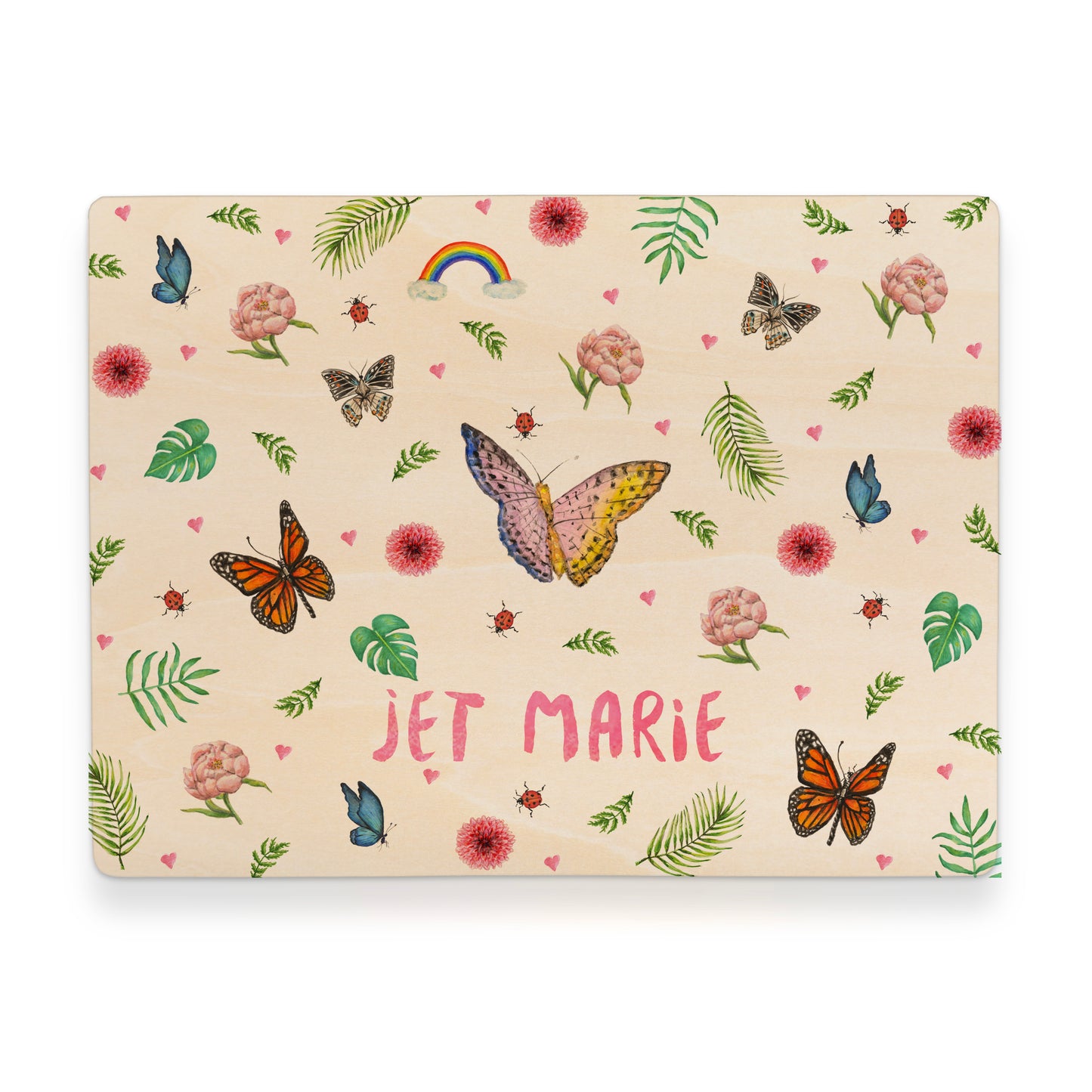Memory box squirrel with personalized name and birth date