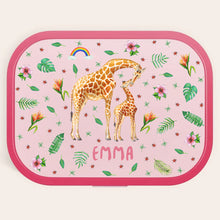 Afbeelding in Gallery-weergave laden, Broodtrommel giraf met naam
