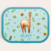 Afbeelding in Gallery-weergave laden, Broodtrommel alpaca met naam
