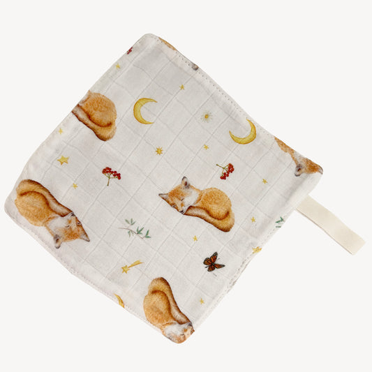 Schnuffeltuch Giraffe Mullstoff
