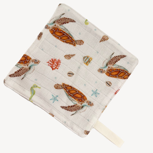 Speendoekje zeeschildpad hydrofiel