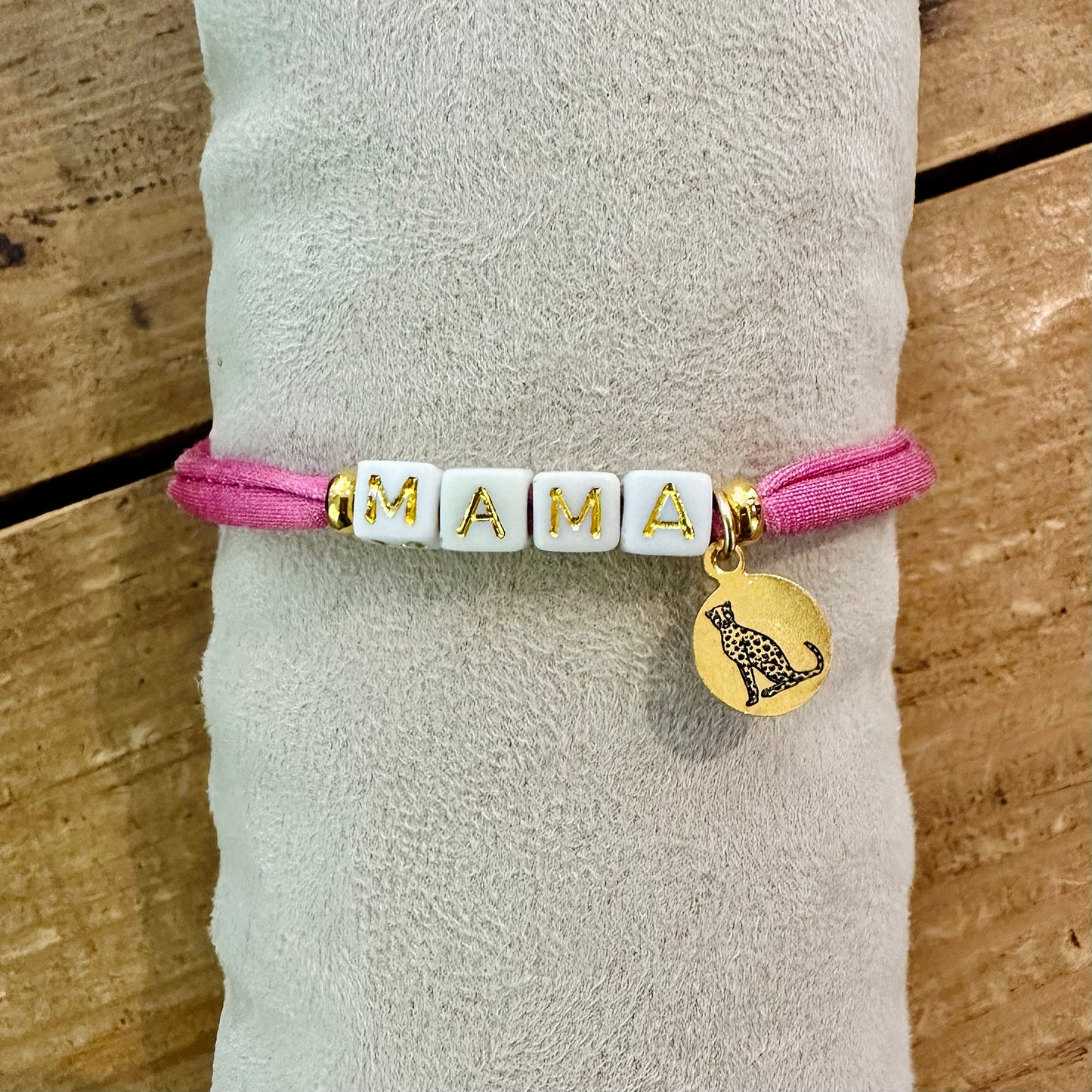 Personalized bracelet pink