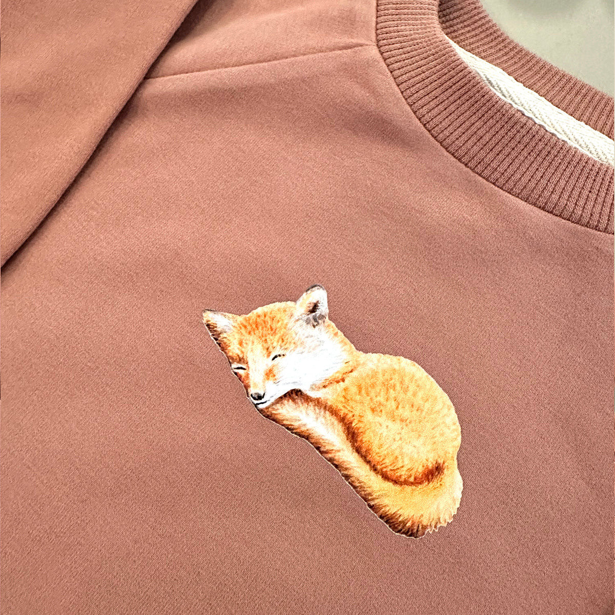 Baby joggingpak vosje - rust oudroze