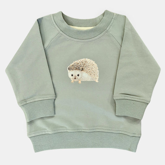 Baby sweater egel sky blue