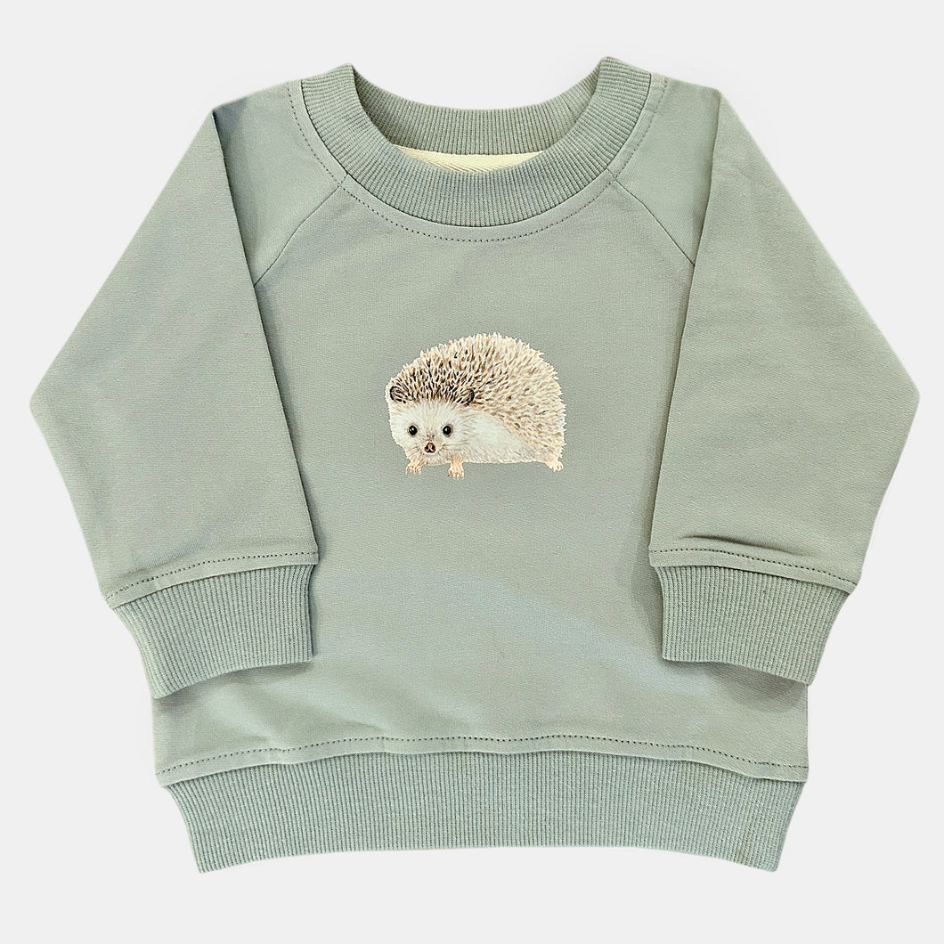 Baby sweater egel sky blue