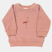 Lade das Bild in den Galerie-Viewer, Baby sweater flamingo pink
