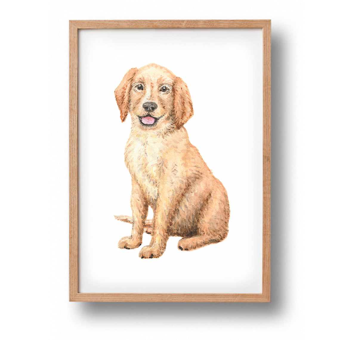 Tierposter mit Golden Retriever Welpen