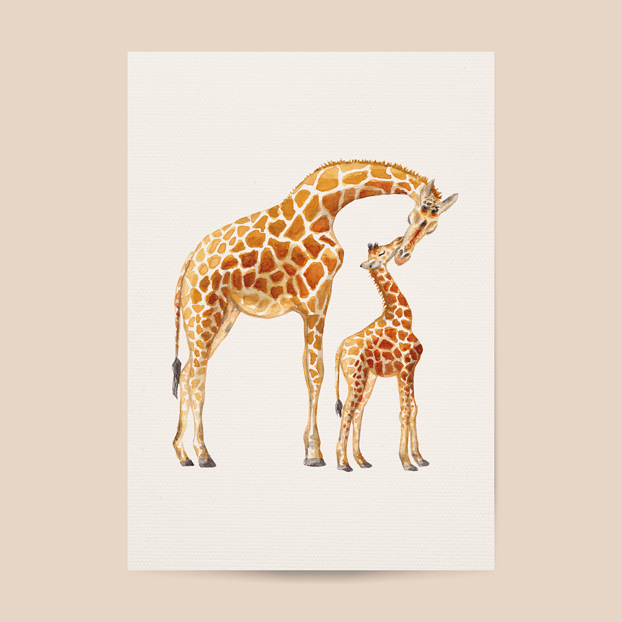 Poster giraffe