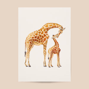 Poster giraf - Art print