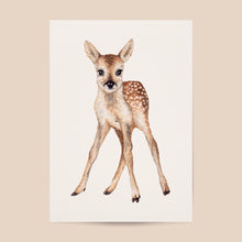 Afbeelding in Gallery-weergave laden, Poster bambi hertje - Art print
