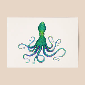 Poster octopus - Art print