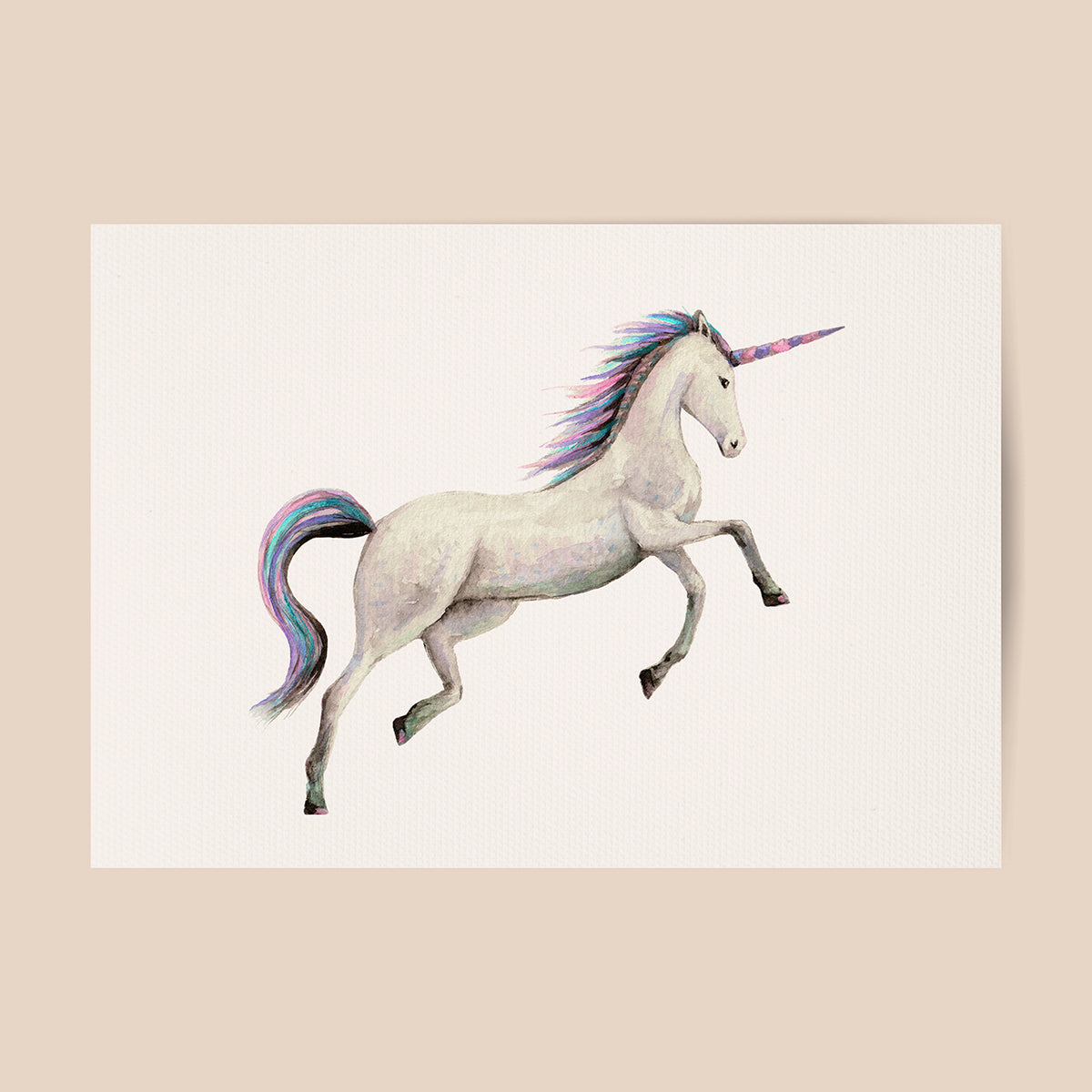 Tierposter mit Einhorn