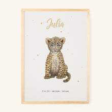 Afbeelding in Gallery-weergave laden, Poster baby luipaard - Art print
