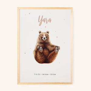 Poster brown bear