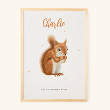 Load image into Gallery viewer, Poster squirrel
