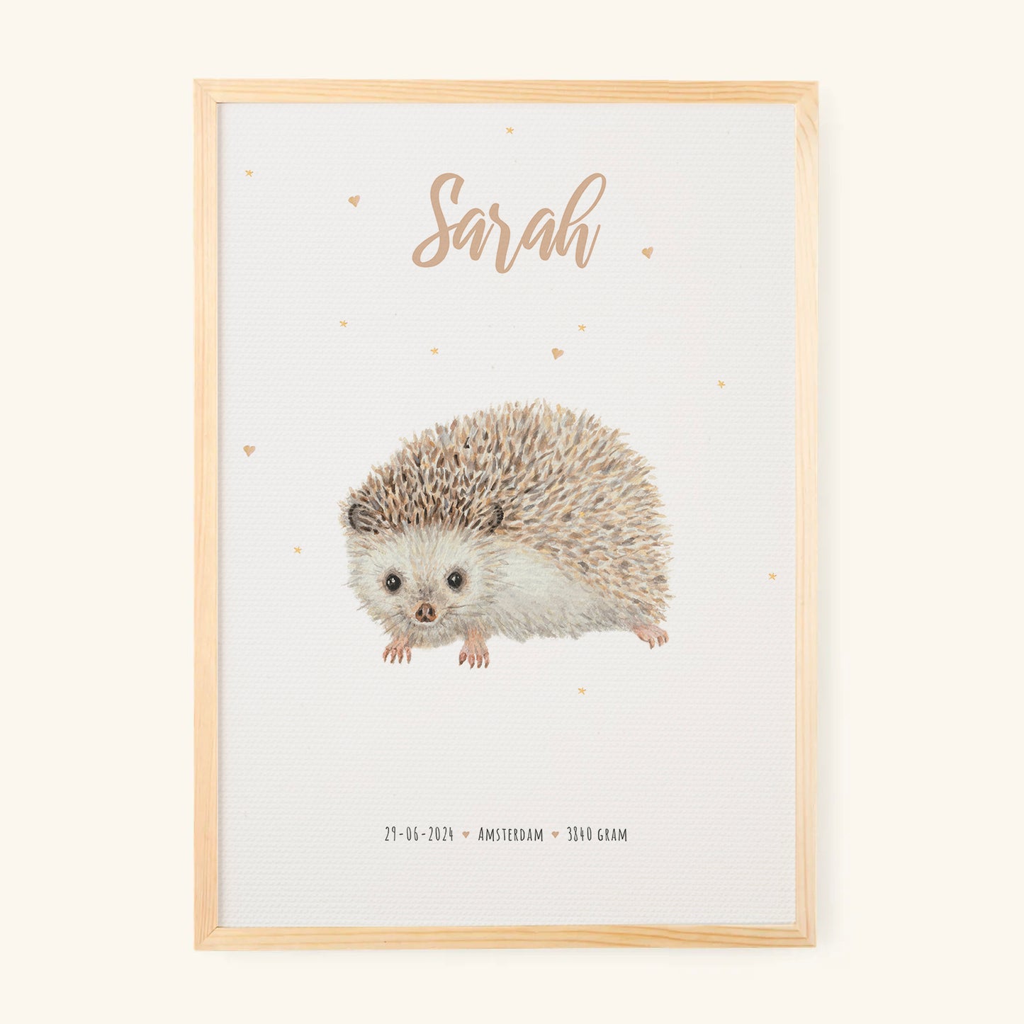 Poster hedgehog - Art print