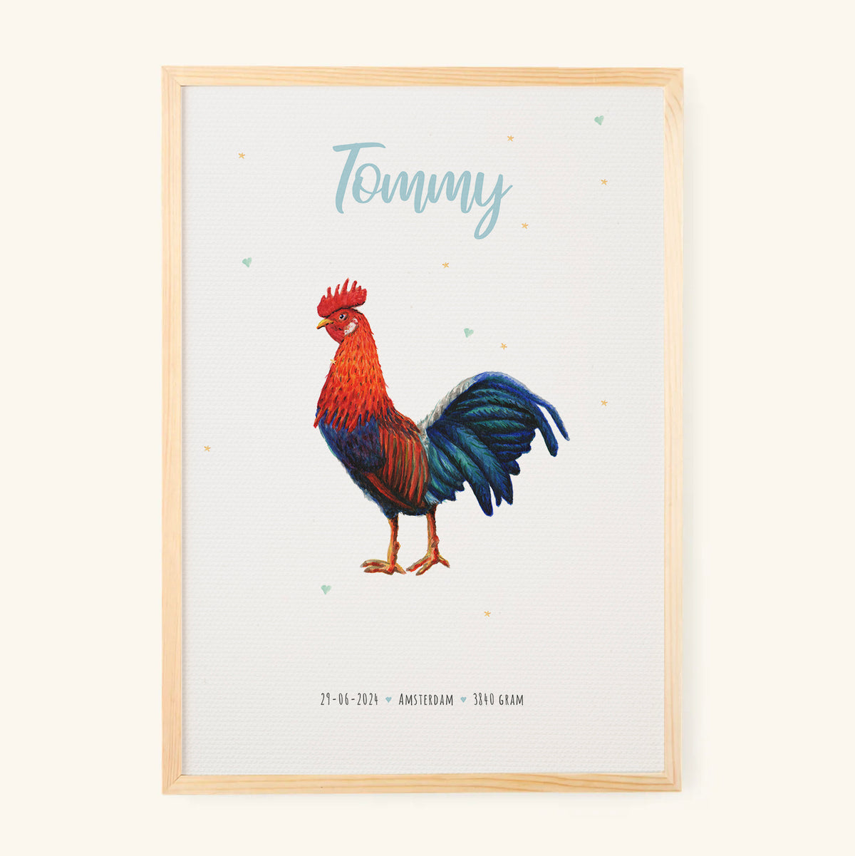 Poster haan - Art print