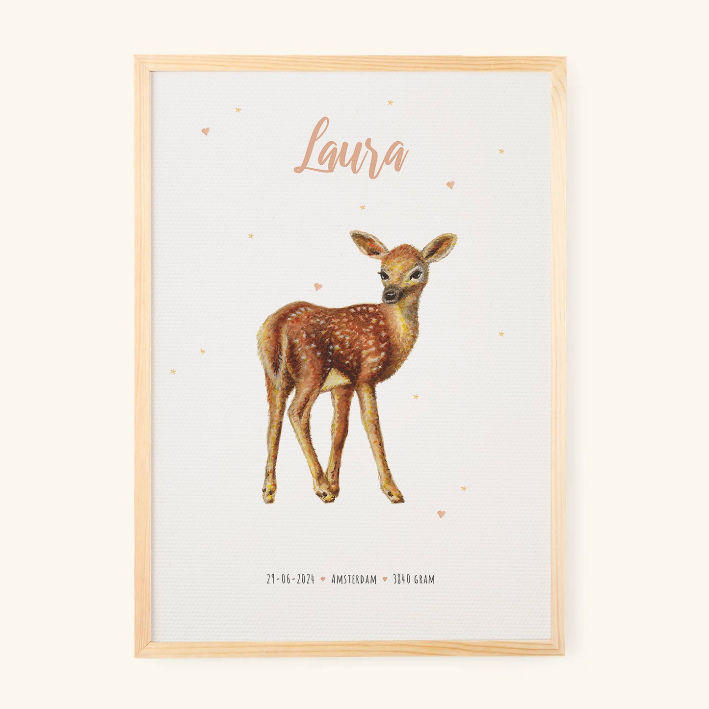 Poster hertje - Art print