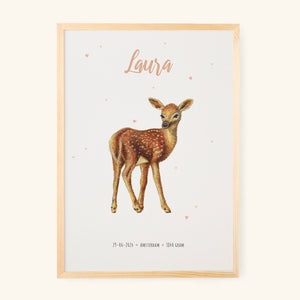 Poster hertje - Art print