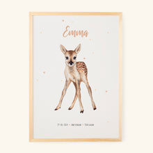 Afbeelding in Gallery-weergave laden, Poster bambi hertje - Art print
