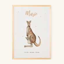 Afbeelding in Gallery-weergave laden, Poster kangoeroe - Art print
