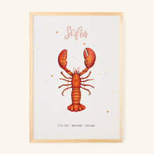 Lade das Bild in den Galerie-Viewer, Poster Hummer
