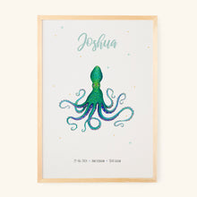Afbeelding in Gallery-weergave laden, Poster octopus - Art print
