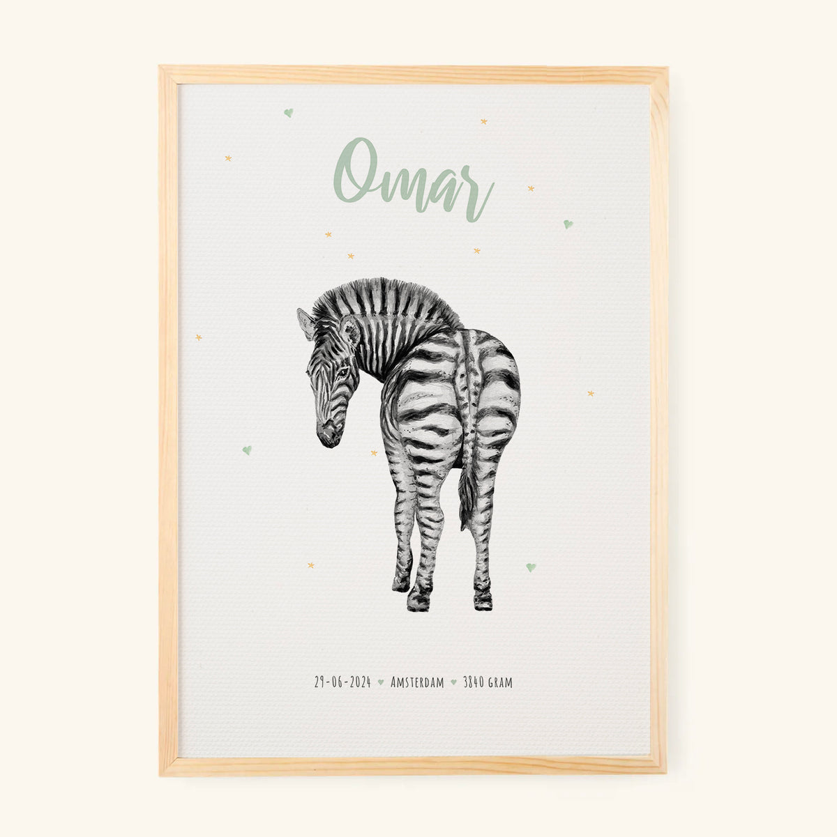 Poster zebra - Art print