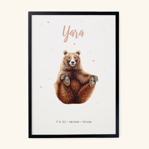 Poster brown bear