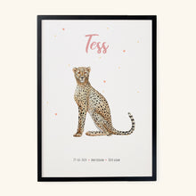 Afbeelding in Gallery-weergave laden, Poster cheetah - Art print
