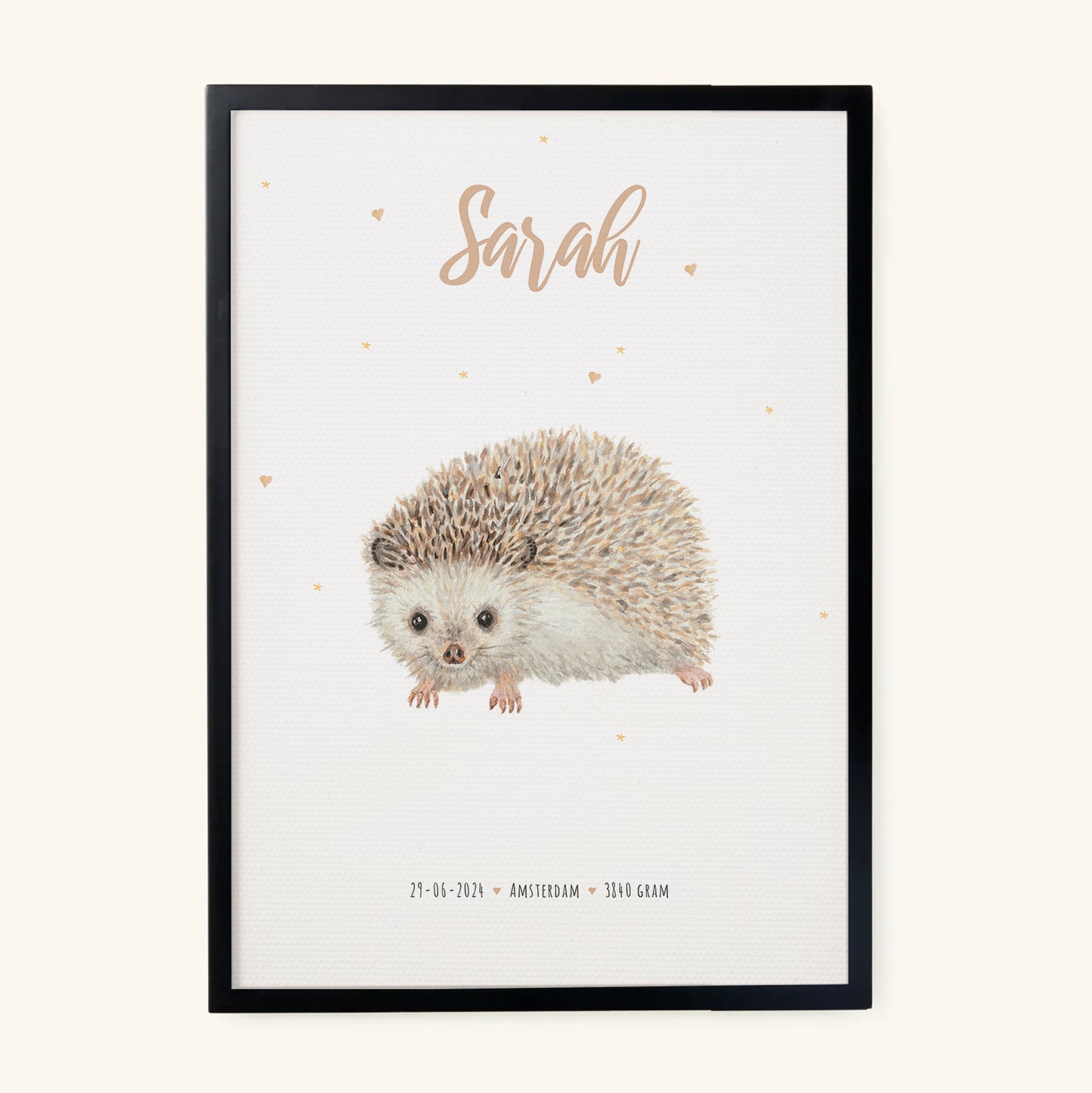 Poster hedgehog - Art print
