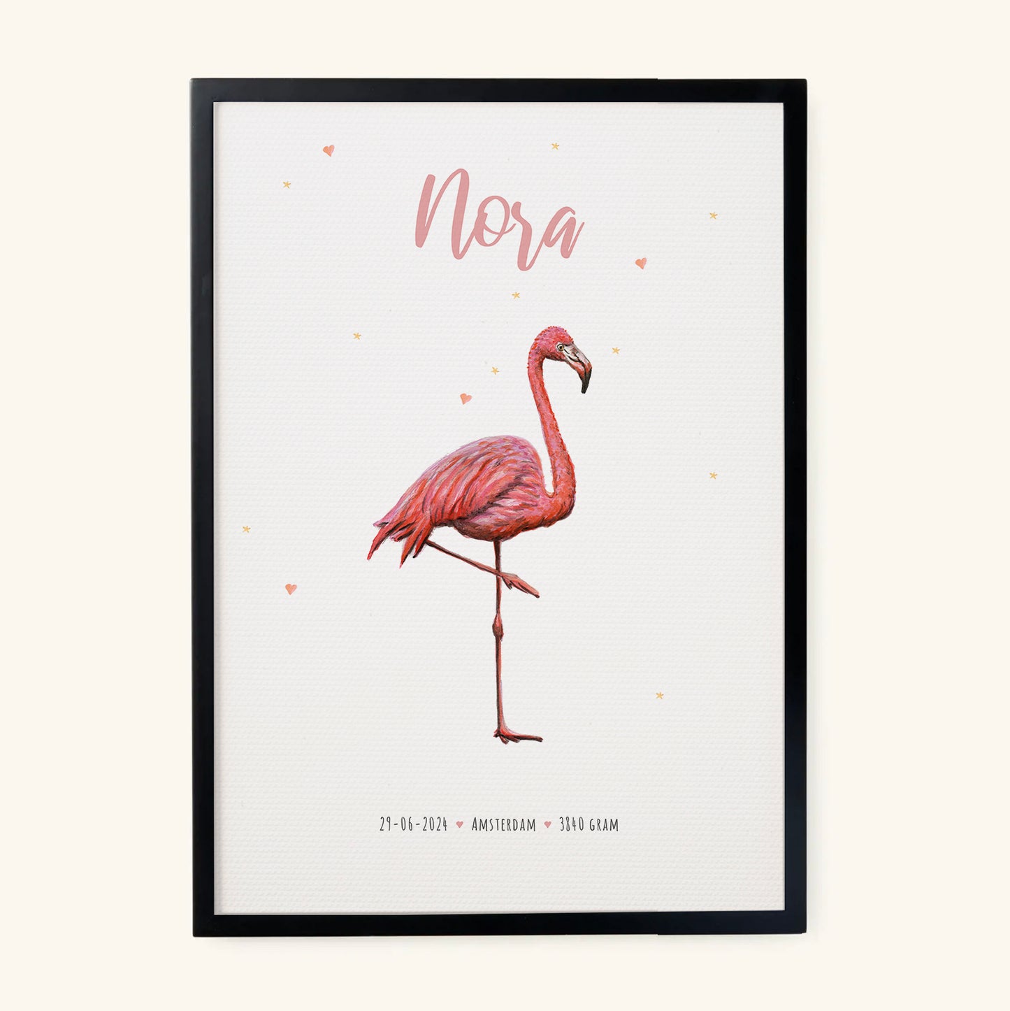 Poster flamingo