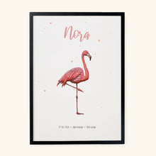 Afbeelding in Gallery-weergave laden, Poster flamingo - Art print
