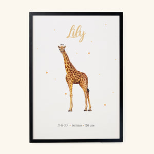 Poster giraffe - Art print