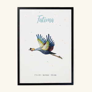 Poster kraanvogel - Art print