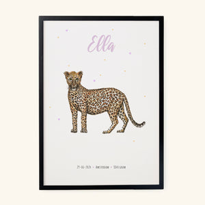 Poster luipaard - Art print