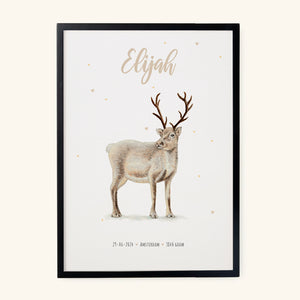 Poster reindeer