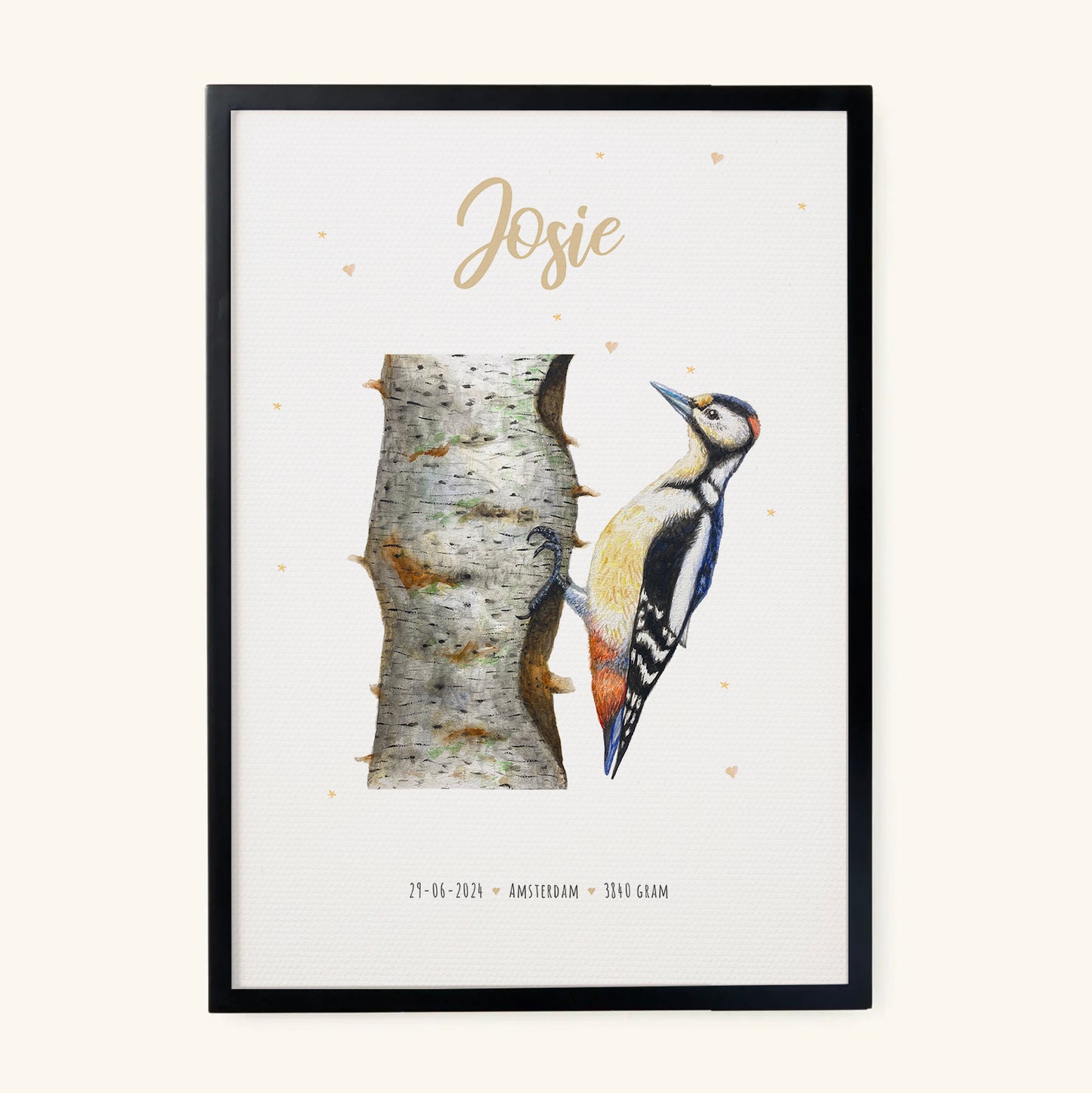 Poster specht - Art print