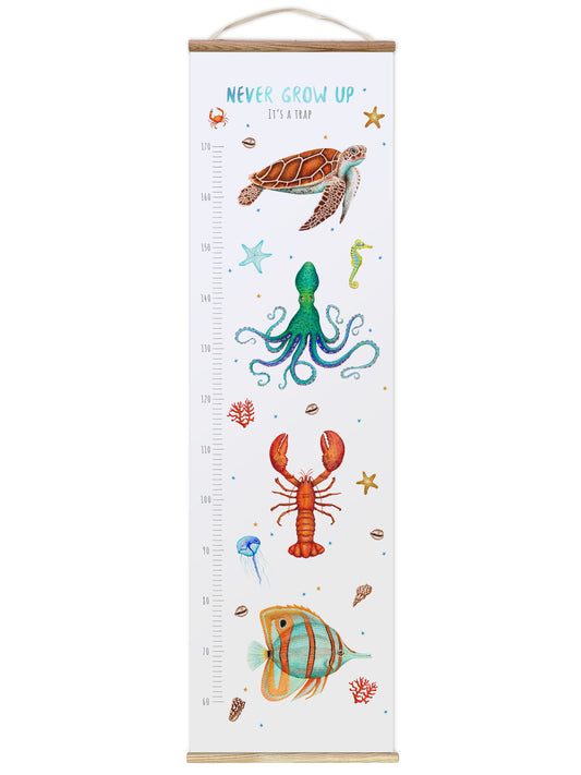 Groeimeter zeedieren Never grow up